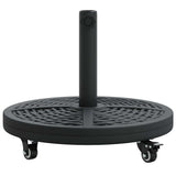 Parasol Base Art Deco Black 45 x 39.5 cm Iron 42002568