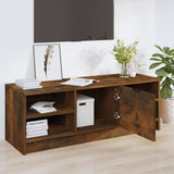 TV Cabinet Smoked Oak 102x35.5x36.5 cm Engineered Wood 817084