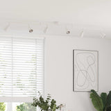 Ceiling Spotlight White 176.5 x 12.5 x 13.5 cm Metal 4108216
