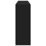 Sideboard Black Engineered wood, glass Large Sideboard 3209171