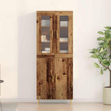 Highboard 2 pcs Old Wood Engineered Wood 3334346