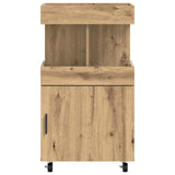 Bar Cart Artisan Oak 50 x 41 x 89 cm Engineered Wood 8015681