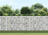 Gabion Raised Beds 3 pcs 30x30x100 cm Iron 151249