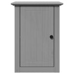 ZNTS 3 Piece Bathroom Furniture Set BODO Grey Solid Wood Pine 3307649