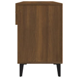 Shoe Cabinet Brown Oak 102x35x55 cm Engineered Wood 817572