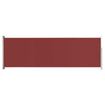 Patio Retractable Side Awning 200x600 cm Red 317973