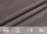Sunshade Sail 160 g/m Anthracite 2x5 m HDPE 311066