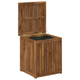 Garden Storage Box LAREN Solid Acacia Wood 48.5 x 49 x 53.5 cm 901394