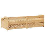 Daybed with Trundle without Mattress IRUN 90x200 cm 42000161