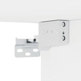 4 Piece TV Wall Units White Engineered Wood 3216428