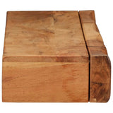 Wall Shelves 2 pcs 80x17x8 cm Solid Wood Acacia 373631
