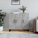 Sideboard Concrete Grey 90x34x80 cm Engineered Wood 828136