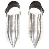 Medieval Knight Armour Sabatons Replica LARP Silver Steel 286238