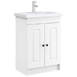 Bathroom under Sink Cabinet White 78.5 x 37.5 x 81 cm 890014