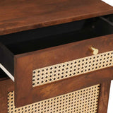 Bedside Tables with Drawer 50 x 33 x 60 cm Solid Mango Wood 4018888