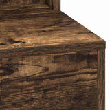 Dressing Table Smoked Oak 100 x 41 x 135 cm Engineered Wood 865104