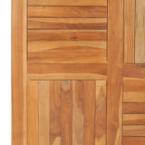 Table Top Natural Teak Solid Teak Wood 90x90 cm Durable 48991