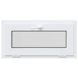 Basement Window RISOR 80x40 cm Tilt 2 Glazing White 4108335