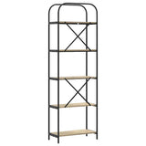 Bookshelf Sonoma Oak 60 x 30 x 183 cm Engineered wood 879852