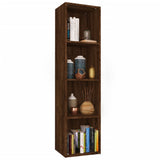 Book Cabinet/TV Cabinet Brown Oak 36x30x143 cm Engineered Wood 815248