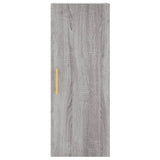 Highboard Grey Sonoma 34.5x34x180 cm Engineered Wood 3198975