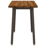 110 x 55 x 75 cm Solid Acacia Wood Natural and Coffee 937582