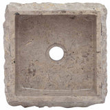 Sink Grey 30x30x13 cm Marble 149176