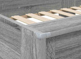 Bunk Bed for Kids Grey Sonoma 90 x 190 cm Engineered wood 3410480
