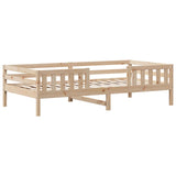 ZNTS Bed Frame with Roof without Mattress 90x200 cm 3282159