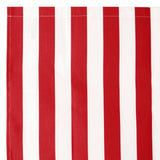 Awning Replacement Fabric Red and White 1000 x 160 cm Polyester 42000822