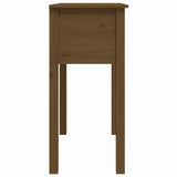 Console Table Honey Brown 70x35x75 cm Solid Wood Pine 814612