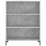 Highboard Concrete Grey 69.5x34x180 cm Engineered Wood 3196071