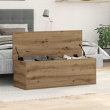 Storage Box Artisan Oak 102 x 35 x 35 cm Engineered Wood 868721