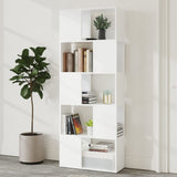 Book Cabinet Room Divider White 60x24x155 cm Engineered Wood 809089