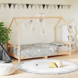 Kids Bed Frame 90x200 cm Solid Wood Pine 835718