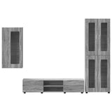 TV Cabinet Set FLORIN 3 pcs Grey Sonoma Engineered Wood 3397950
