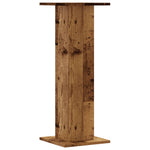 Plant Stands 2 pcs Old Wood 30x30x80 cm Engineered Wood 3307871