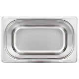 Gastronorm Containers 4 pcs GN 1/4 150 mm Stainless Steel 50903
