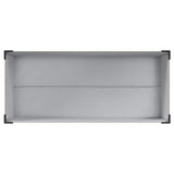 Garden Planter Light Brown 100 x 45 x 90 cm Galvanised Steel 42017371