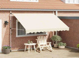 143696 Manual Retractable Awning 300 cm Cream