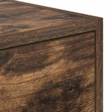 TV Cabinet Smoked Oak 100x31x25.5 cm Engineered Wood 861480