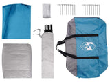 Family Tent Blue 487 x 340 x 216 cm Polyester and Steel 42028674