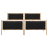 Bed Frame with Headboard Black 180 x 200 cm Fabric 3394250