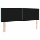 Headboard with Headboard Dark Green 144 cm Faux Leather 42007090