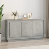 Sideboard Concrete Grey 102x35x55 cm Engineered Wood 831889
