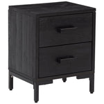 Bedside Cabinets 2 pcs Black 36x30x45 cm Solid Wood Pine 3120339