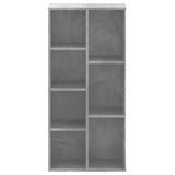 Bookcase Concrete Grey 50x25x105 cm Engineered Wood 852792