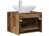 Wall-Mounted Sink Vanity Old Wood 49.5 x 44.5 x 66.5 cm 890308