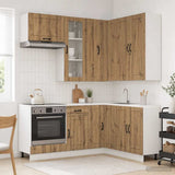 Kitchen Unit LUCCA 8 pcs Artisan Oak Engineered Wood 3438410