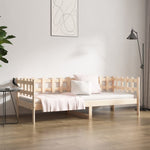 ZNTS Day Bed without Mattress 90x200 cm Solid Wood Pine 820756